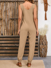 Load image into Gallery viewer, Wide Strap Jumpsuit with Pockets
