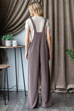 Load image into Gallery viewer, Heimish Full Size Ribbed Front Pocket Sleeveless Jumpsuit
