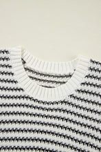 Load image into Gallery viewer, Striped Round Neck Sweater Vest
