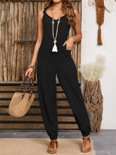 Load image into Gallery viewer, Wide Strap Jumpsuit with Pockets
