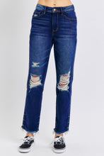 Load image into Gallery viewer, Judy Blue Full Size High Waist Rigid Magic Heavy Destroy Straight Jeans
