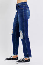 Load image into Gallery viewer, Judy Blue Full Size High Waist Rigid Magic Heavy Destroy Straight Jeans
