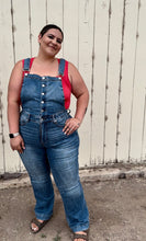 Load image into Gallery viewer, Nova Judy Blue Tummy Control Overalls
