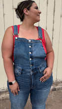 Load image into Gallery viewer, Nova Judy Blue Tummy Control Overalls
