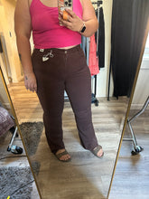 Load image into Gallery viewer, Coffee Break Judy Blue Tummy Control Flare Jeans
