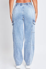 Load image into Gallery viewer, YMI Jeanswear High-Rise Straight Cargo Jeans
