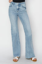 Load image into Gallery viewer, RISEN Full Size High Rise Raw Cut Hem Bootcut Jeans
