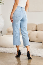 Load image into Gallery viewer, RFM Full Size Tummy Control High Waist Raw Hem Distressed Jeans
