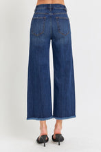 Load image into Gallery viewer, RISEN Full Size Raw Hem Cropped Wide Leg Jeans
