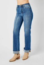 Load image into Gallery viewer, Judy Blue Full Size High Waist Front Seam Detail Straight Jeans
