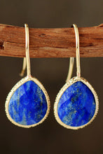 Load image into Gallery viewer, Handmade Natural Stone Teardrop Earrings
