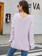 Load image into Gallery viewer, V-Neck Rib-Knit Top
