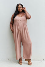 Load image into Gallery viewer, Wide Leg Button Down Jumpsuit
