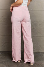 Load image into Gallery viewer, RISEN Raelene High Waist Wide Leg Jeans in Light Pink
