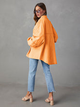 Load image into Gallery viewer, Dropped Shoulder Raw Hem Jacket
