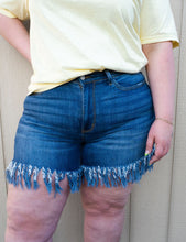 Load image into Gallery viewer, Ariana Judy Blue Denim Shorts
