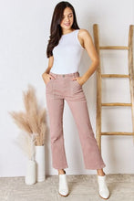 Load image into Gallery viewer, Risen Pink Lady High Rise Ankle Flare Jeans
