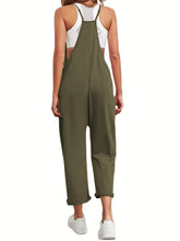 Load image into Gallery viewer, Spaghetti Strap Straight Leg Jumpsuit with Pockets
