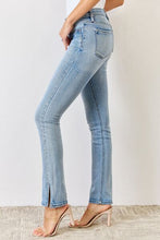 Load image into Gallery viewer, Kancan Mid Rise Y2K Slit Bootcut Jeans
